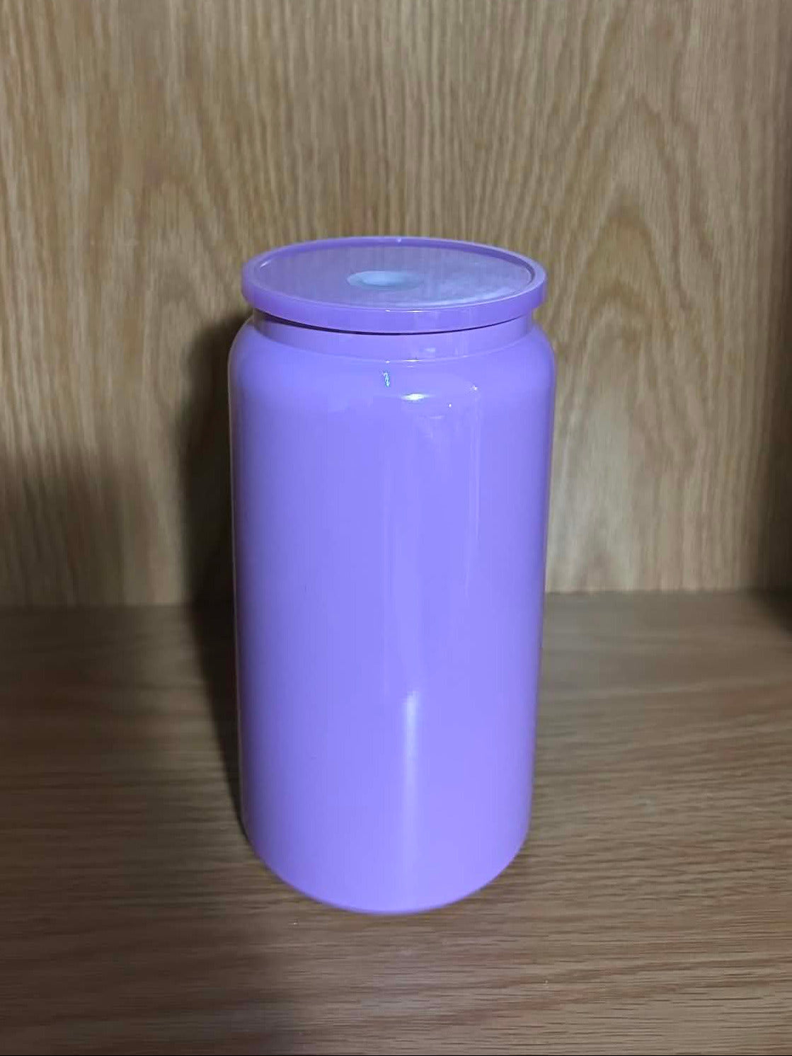 16oz Pastel Purple Stainless Steel Tumbler with Matching Lid & Straw