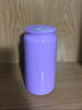 16oz Pastel Purble Stainless Steel Tumbler with Matching Lid & Straw - Image 1