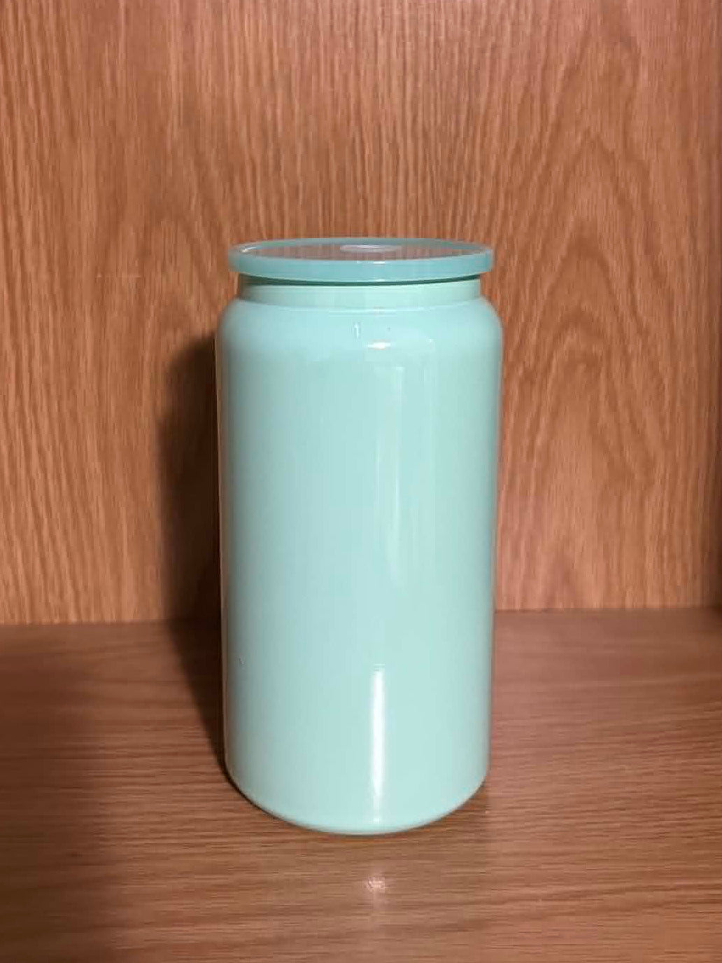 16oz Pastel Mint Stainless Steel Tumbler with Matching Lid & Straw