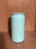 16oz Pastel Mint Stainless Steel Tumbler with Matching Lid & Straw - Image 1