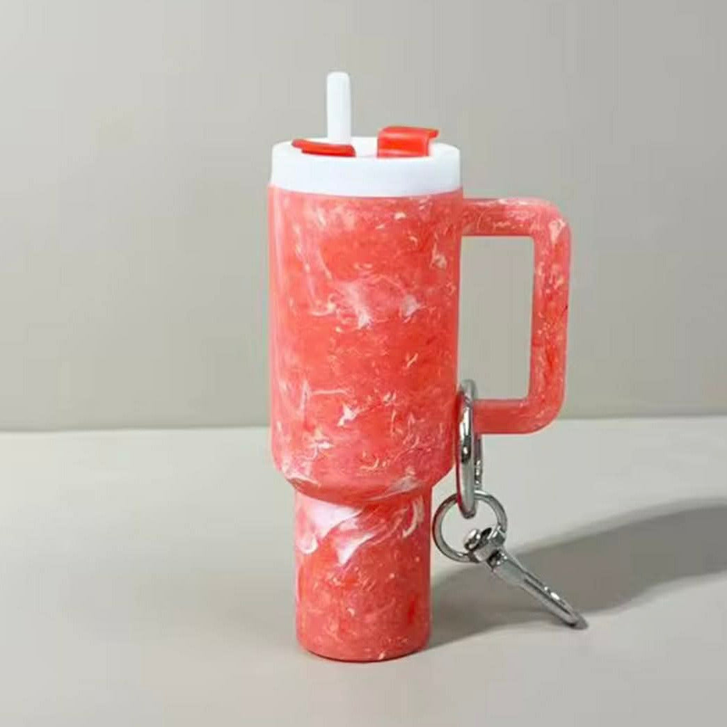 Red Tumbler Keychain
