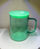 17oz Jelly Mint Green Colored Glass Mugs - Image 1