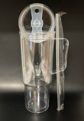 40oz Acrylic Clear Snow Globe Cup