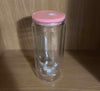 20oz Snow Globe Cup (Baby Pink) - Image 1
