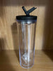 24oz Black Acrylic snow globe style Drink Bottle - Image 1