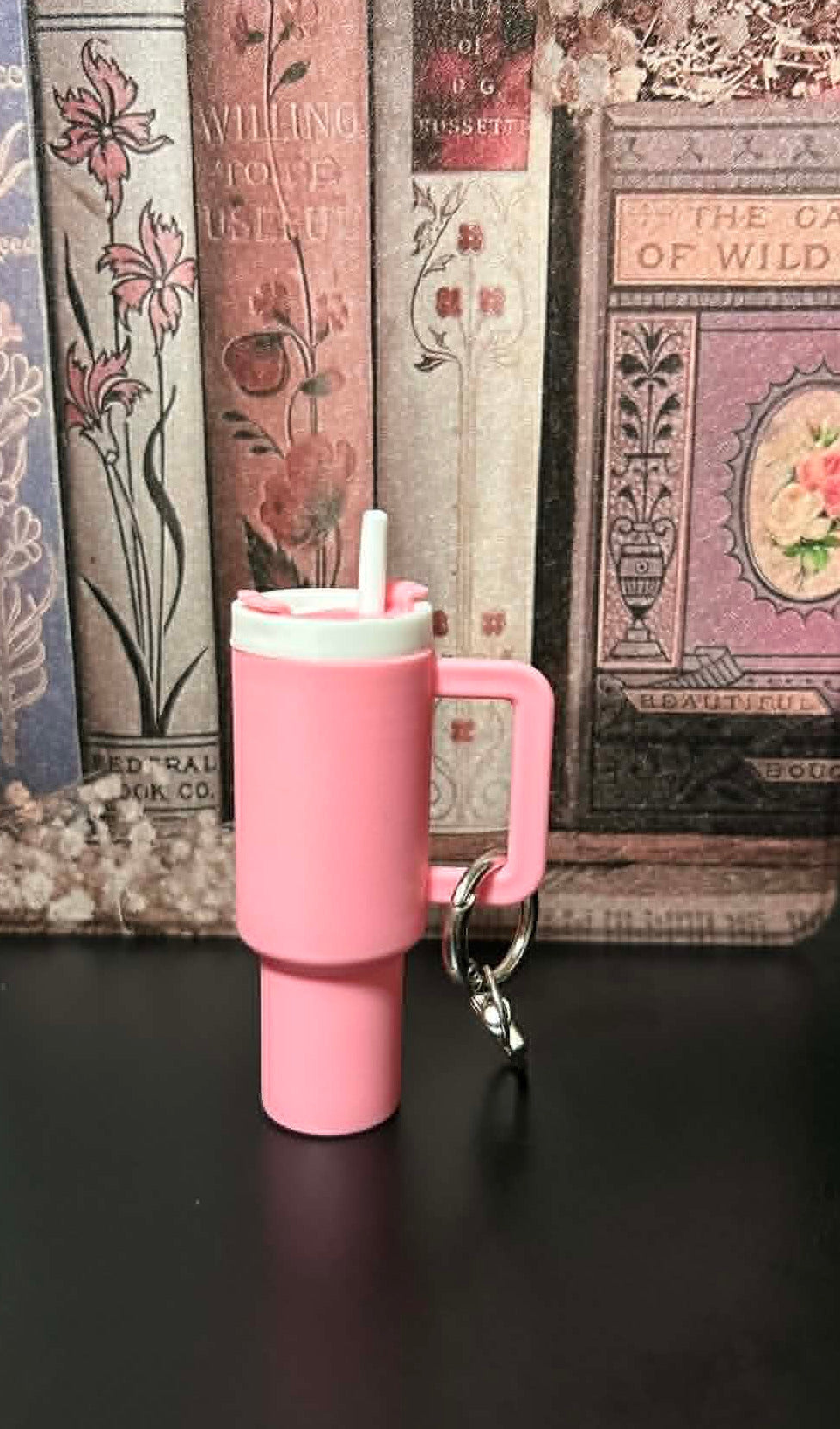 Keychain Tumbler Pink