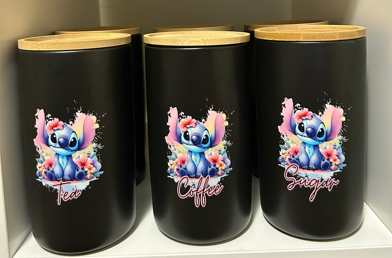#402 Tea,Coffee Sugar Canisters