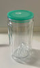 16oz(473mil) Caned Shape Acrylic Snow Globe With Mint Color Lid - Image 1