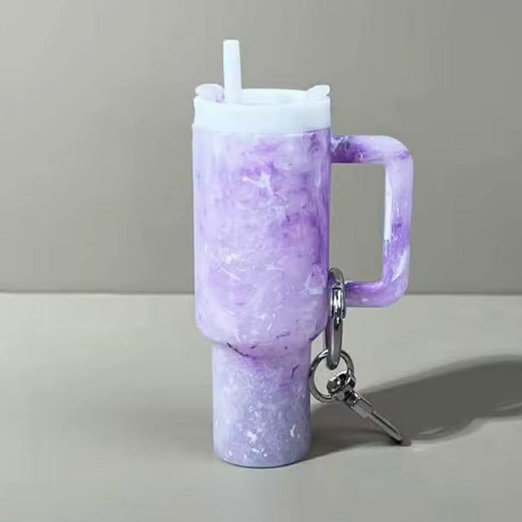 Light Purple Tumbler Keychain