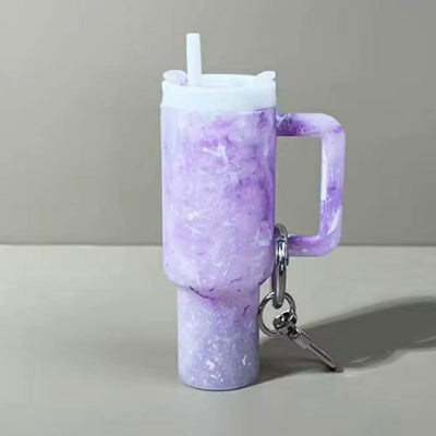 Light Purple Tumbler Keychain