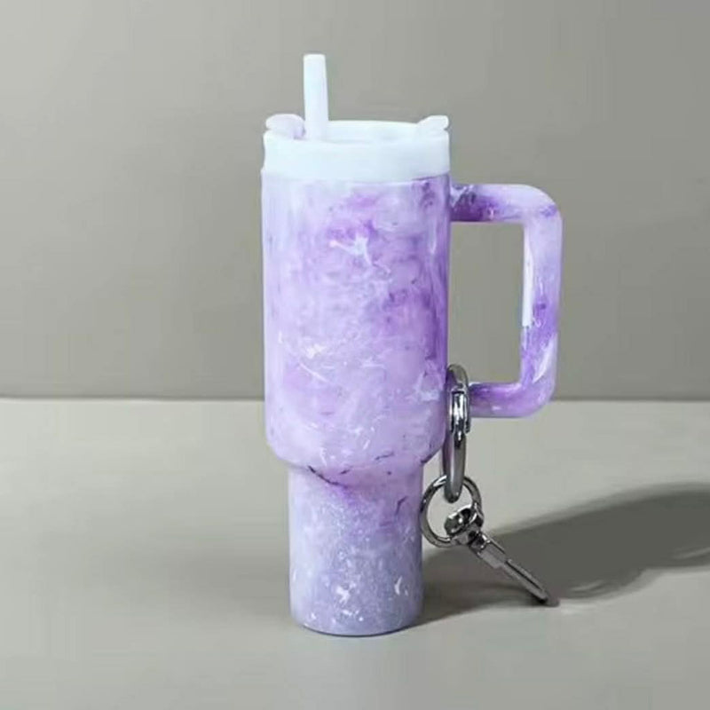 Light Purple Tumbler Keychain