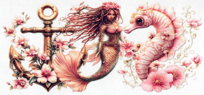 #170 Mermaid And Sea Horse  10oz to 20oz