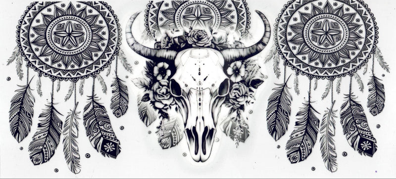 #392 Dream Catcher Skull 10oz-20oz