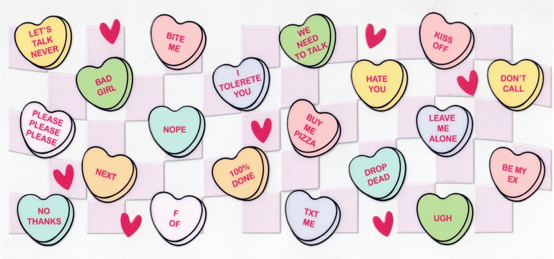 #307 Candy Message Hearts 10oz-20oz