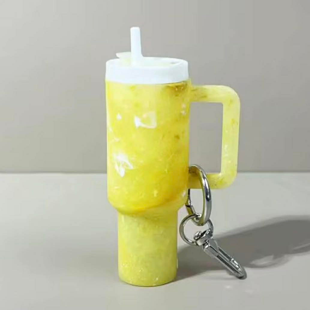 Yellow Tumbler Keychain