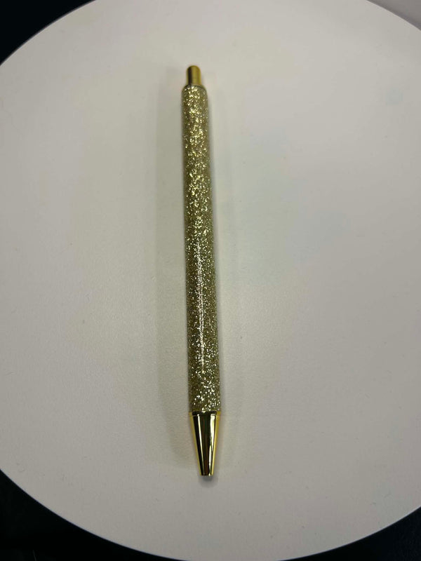P-5 Gold Glitter Pen (Black Ink)