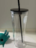 24oz Acyrilic snowglobe Black
