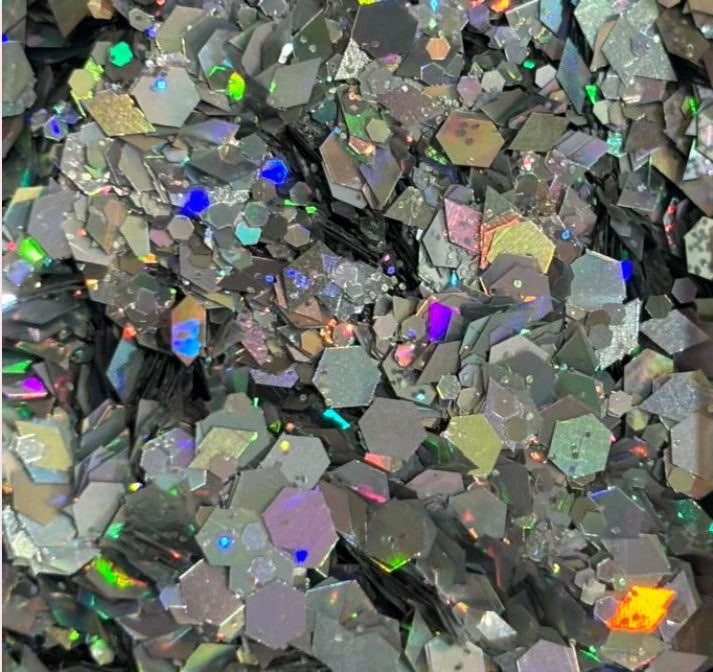 Chunky Silver Stardust