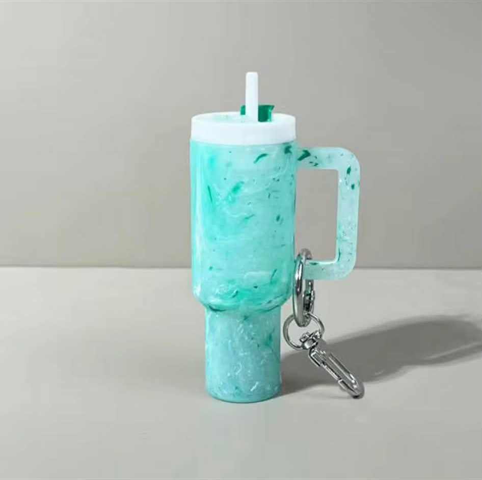 Green Tumbler Keychain