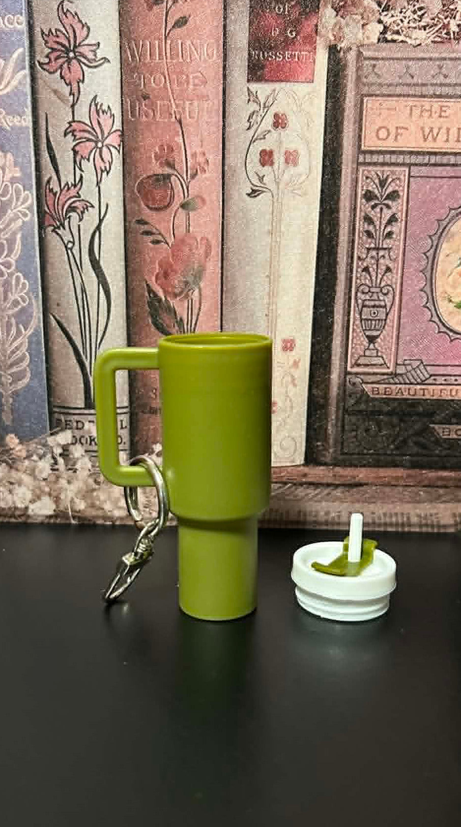 Keychain Tumbler Army Green