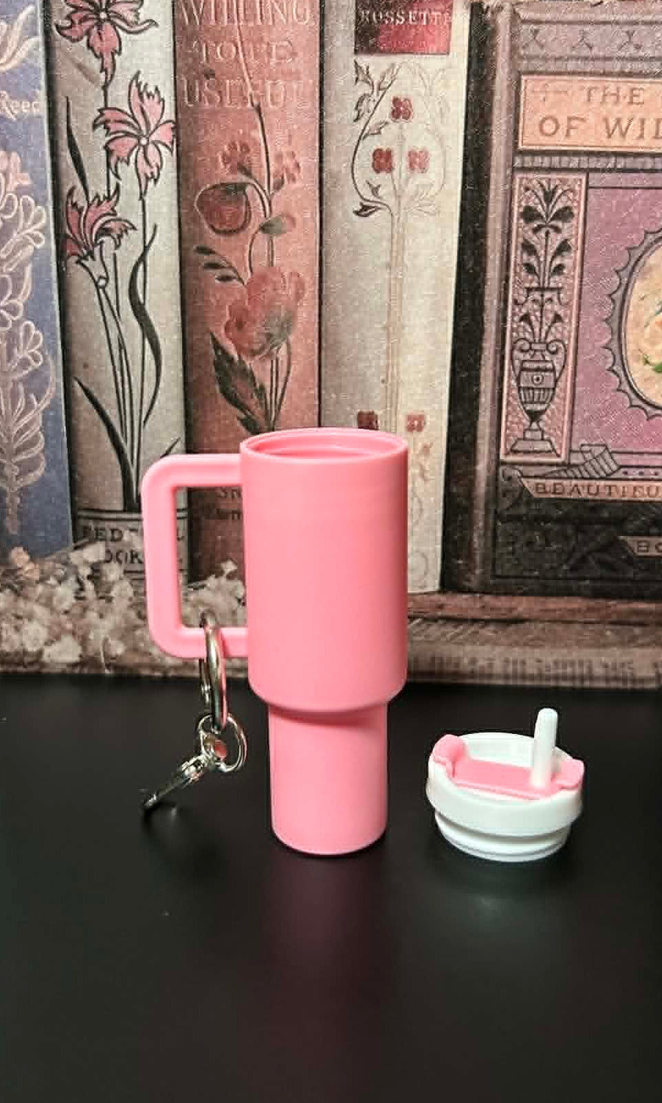 Keychain Tumbler Pink