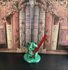 P4 Red Glitter Wrapped Pen – Click Style Silver Ends | Black Ink - Image 1