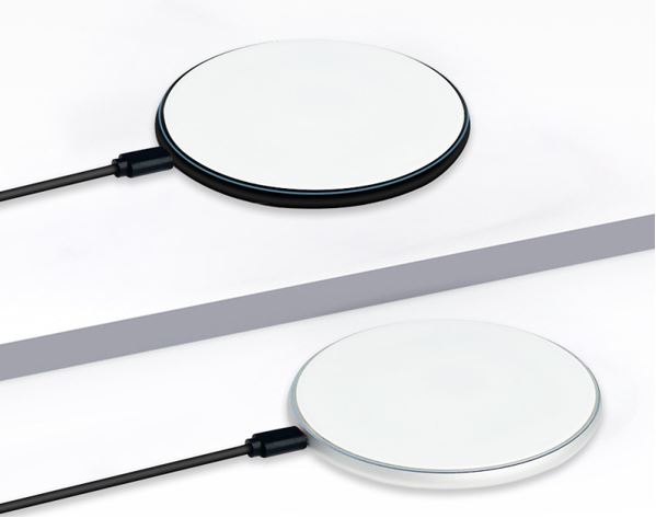Please Click Image To Select Color. Sublimation-Ready Wireless Charging Pad For Mobile Phone(QI-Enabled)