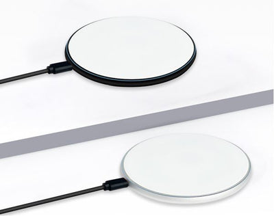 Please Click Image To Select Color. Sublimation-Ready Wireless Charging Pad For Mobile Phone(QI-Enabled)